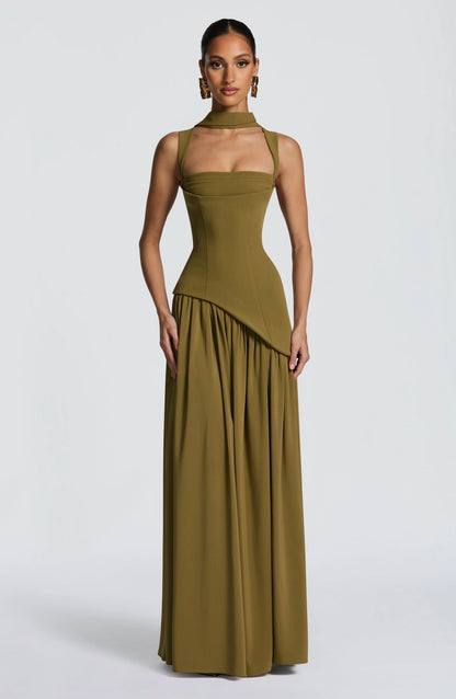 Stacy-Tullula Dress Olive