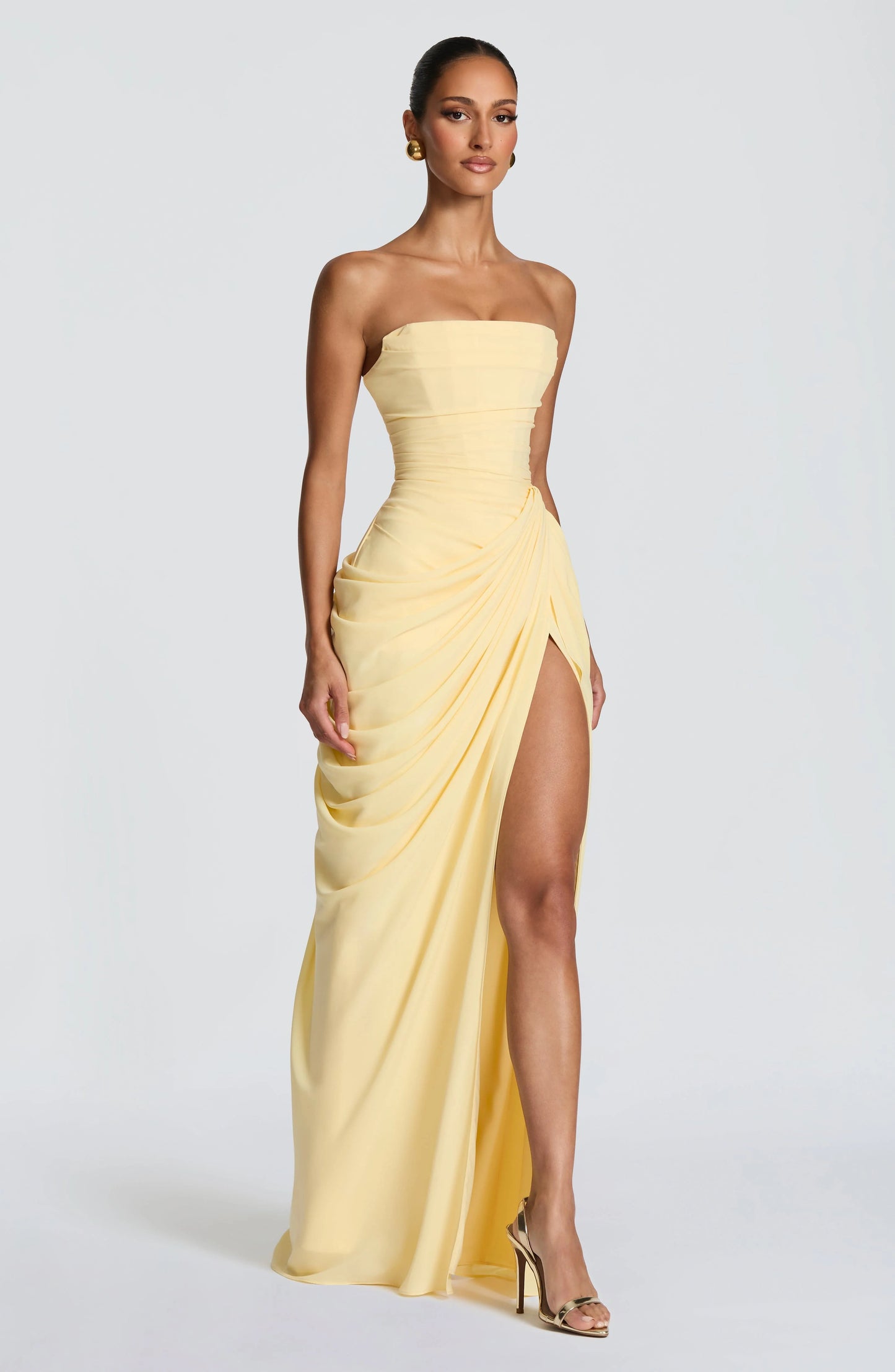 Nelly-Strapless gown